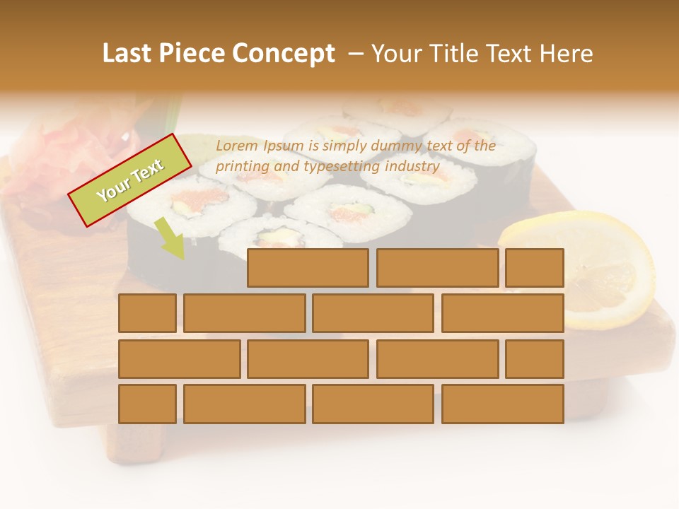 Unagi Cuisine Maki PowerPoint Template