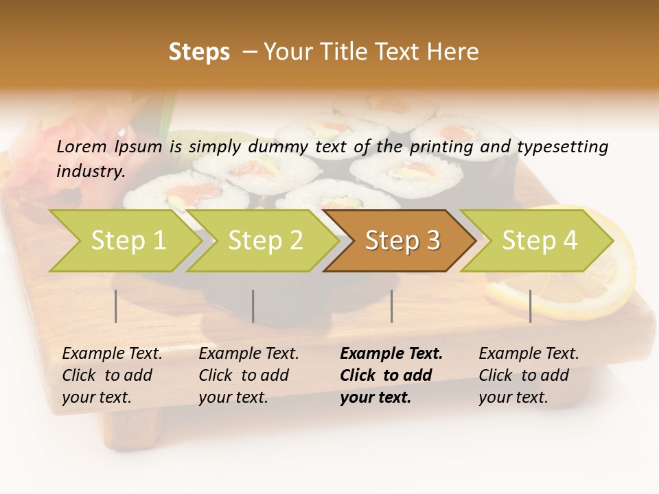 Unagi Cuisine Maki PowerPoint Template