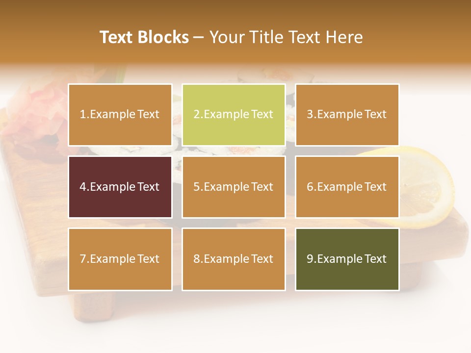 Unagi Cuisine Maki PowerPoint Template