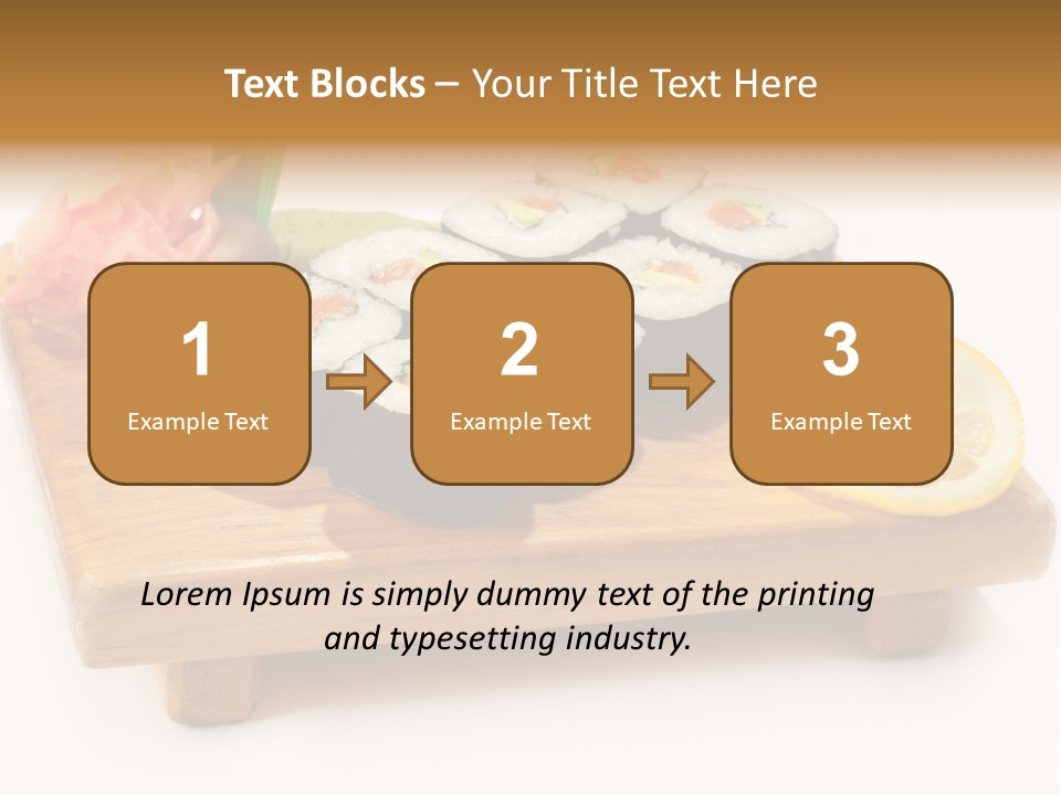 Unagi Cuisine Maki PowerPoint Template