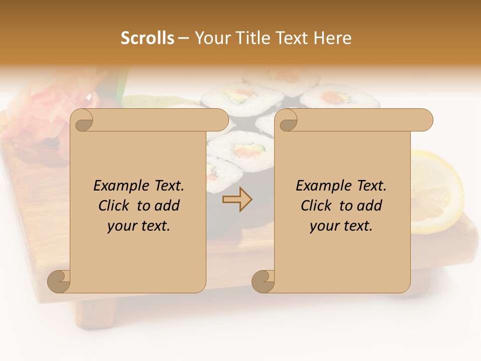 Unagi Cuisine Maki PowerPoint Template