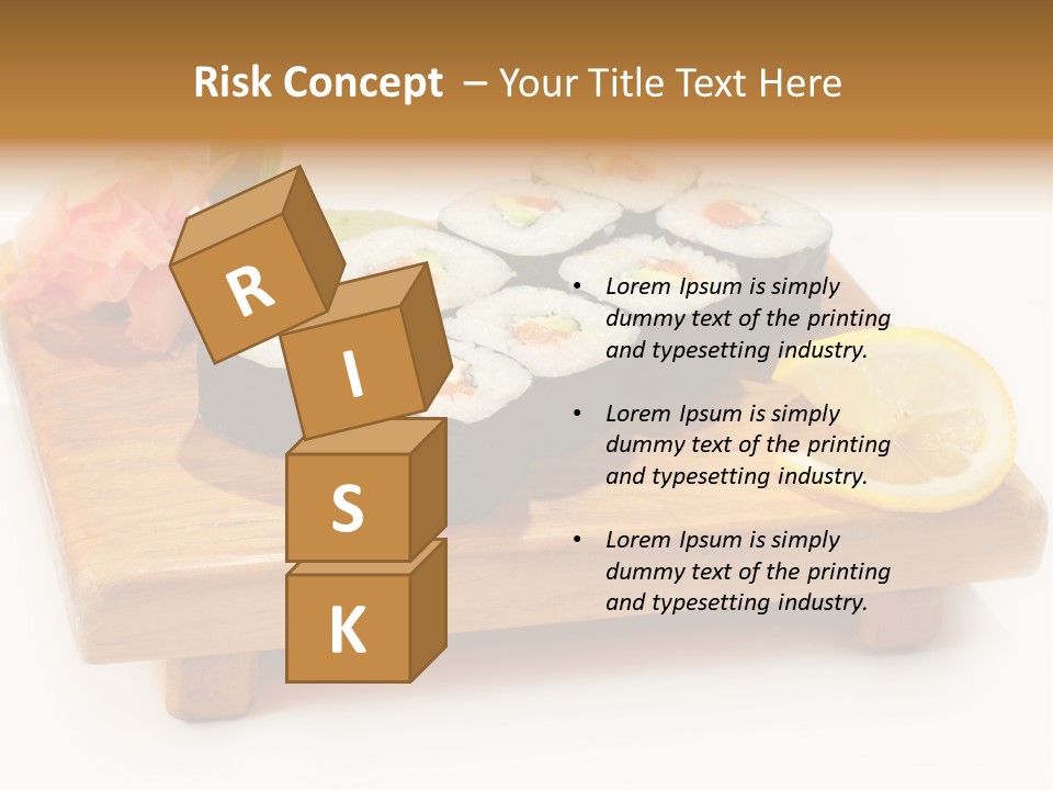 Unagi Cuisine Maki PowerPoint Template