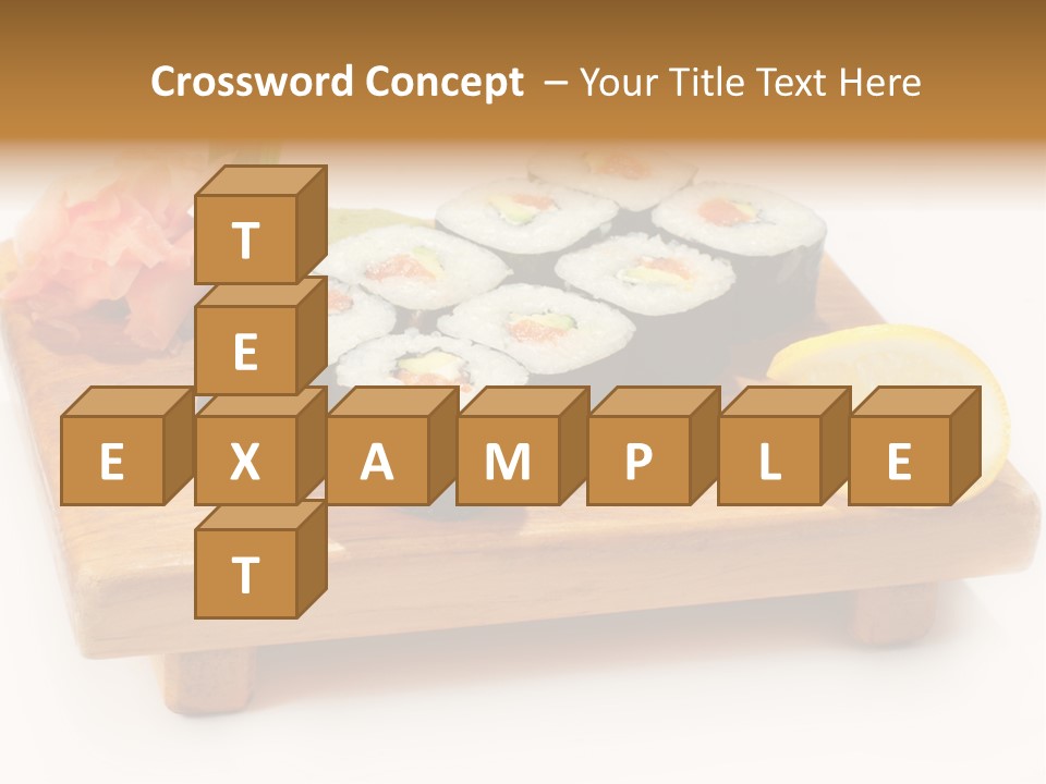 Unagi Cuisine Maki PowerPoint Template