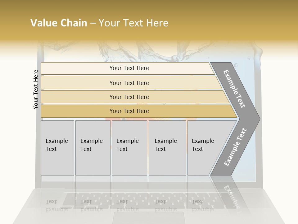 Screen White Fish PowerPoint Template