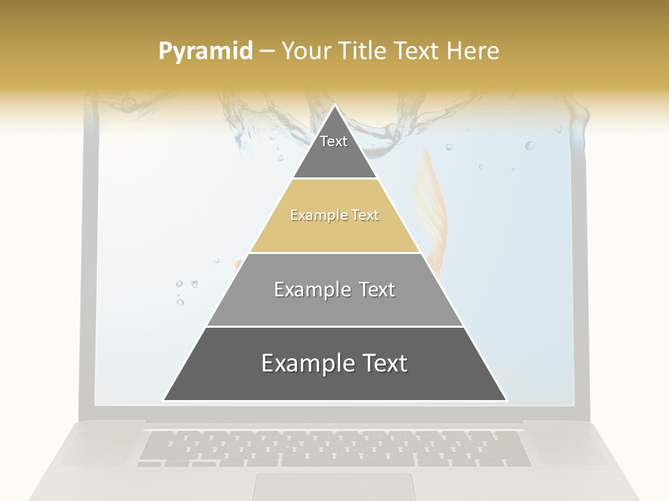 Screen White Fish PowerPoint Template