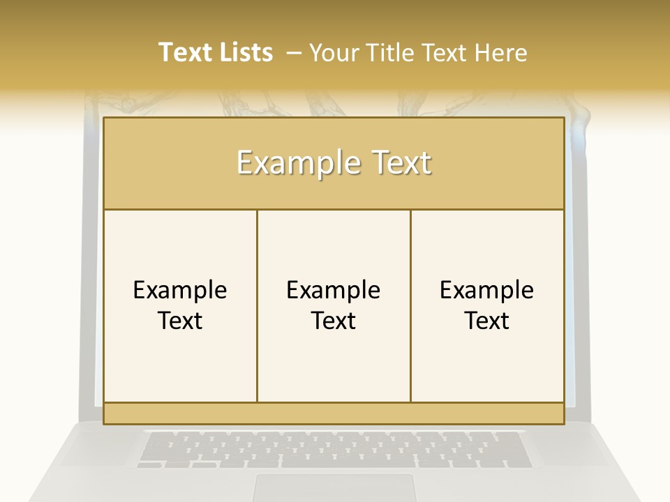 Screen White Fish PowerPoint Template