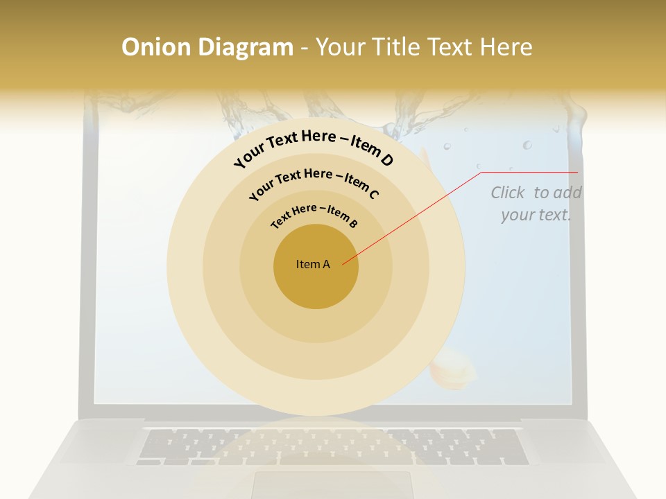 Screen White Fish PowerPoint Template