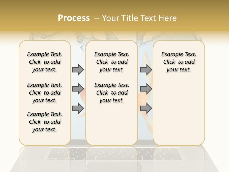 Screen White Fish PowerPoint Template