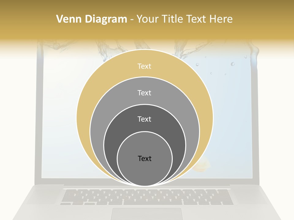 Screen White Fish PowerPoint Template