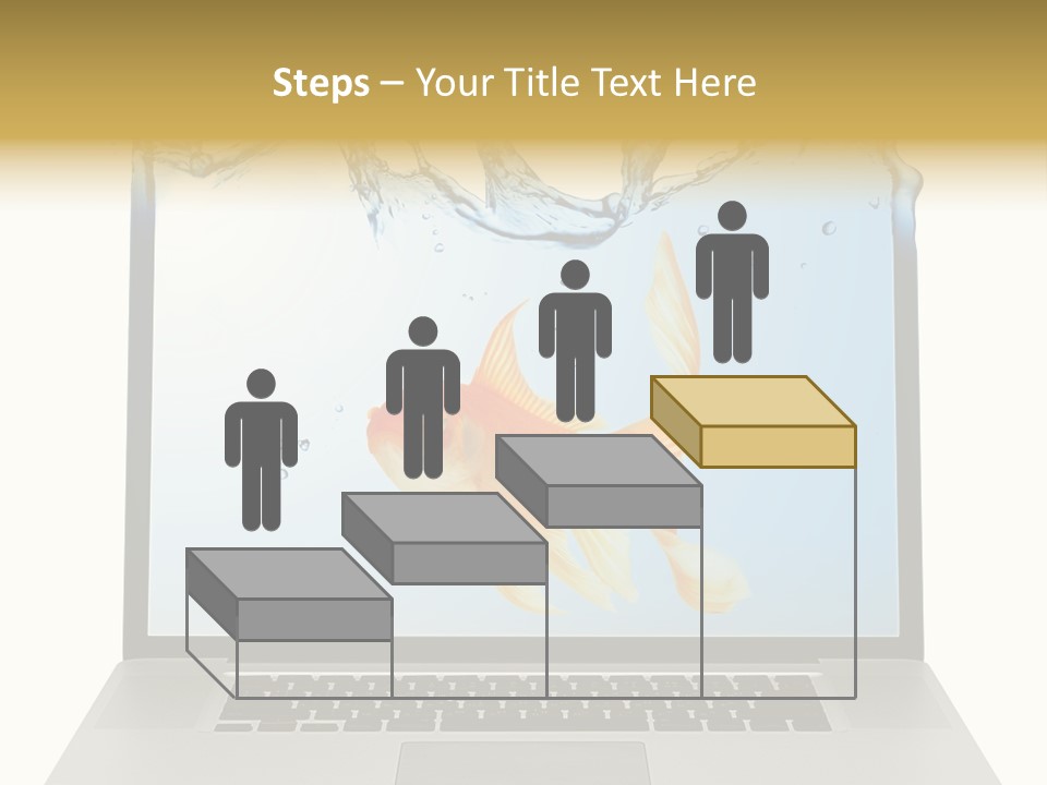 Screen White Fish PowerPoint Template