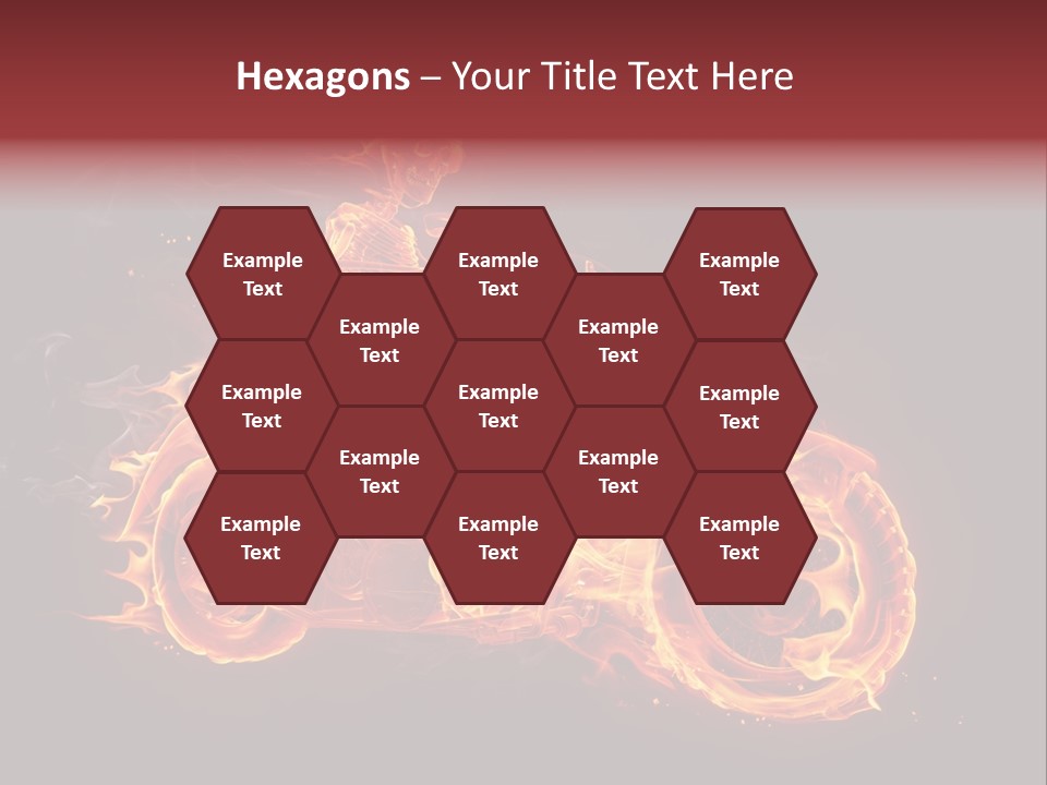 Demonic Dark Flame PowerPoint Template