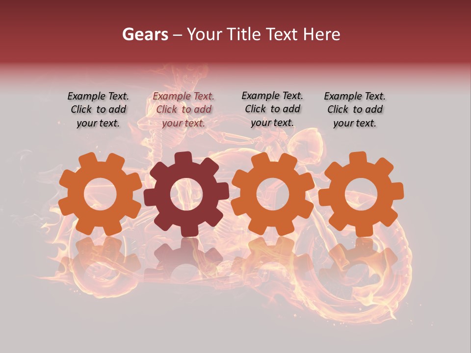 Demonic Dark Flame PowerPoint Template