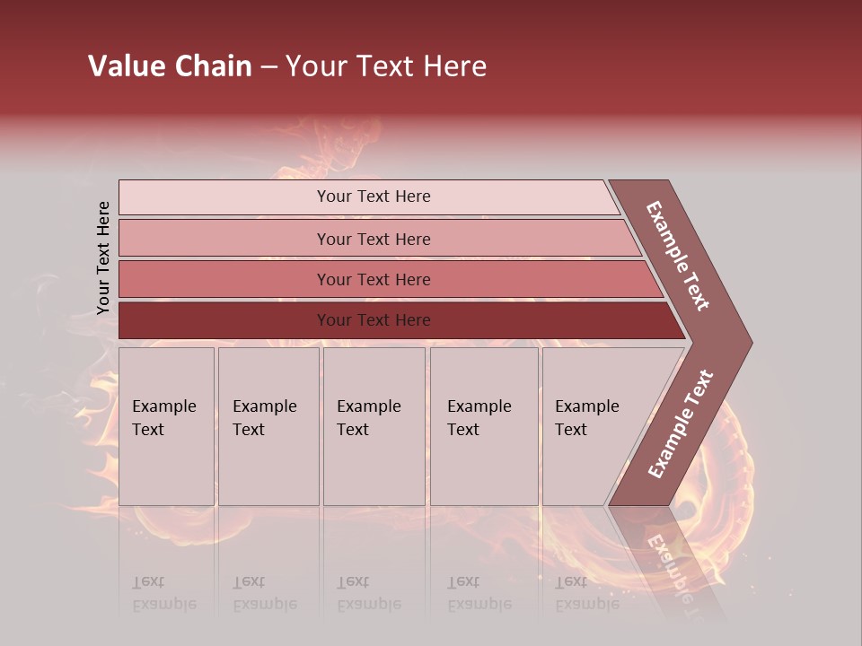 Demonic Dark Flame PowerPoint Template
