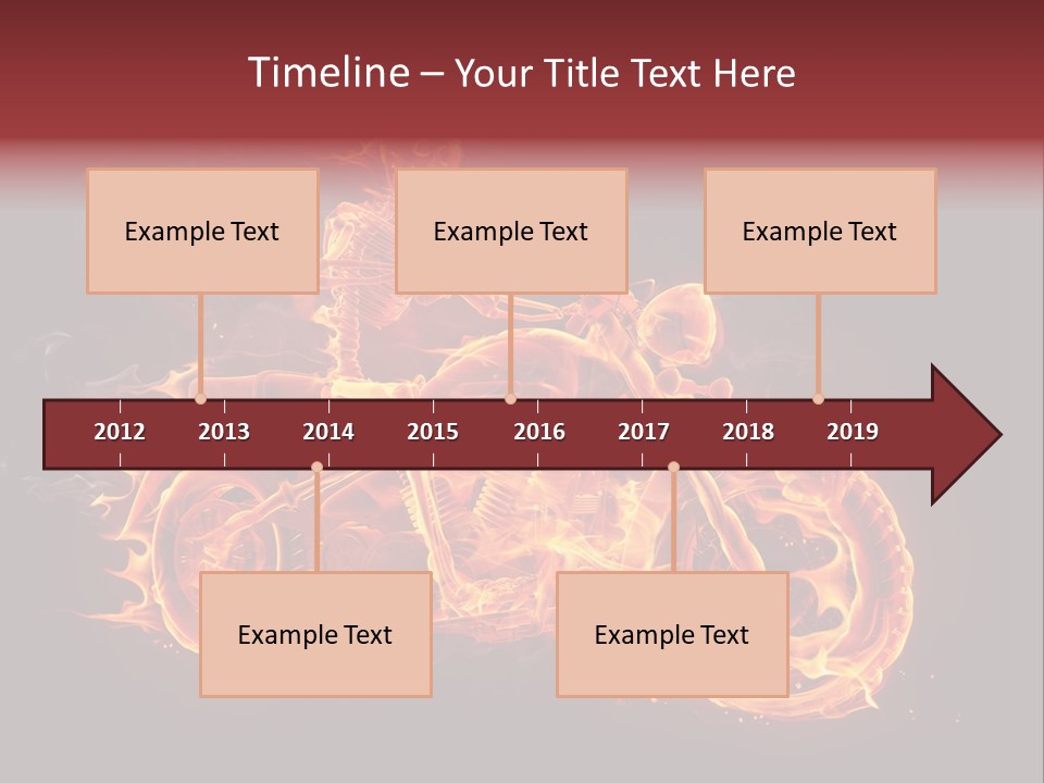 Demonic Dark Flame PowerPoint Template