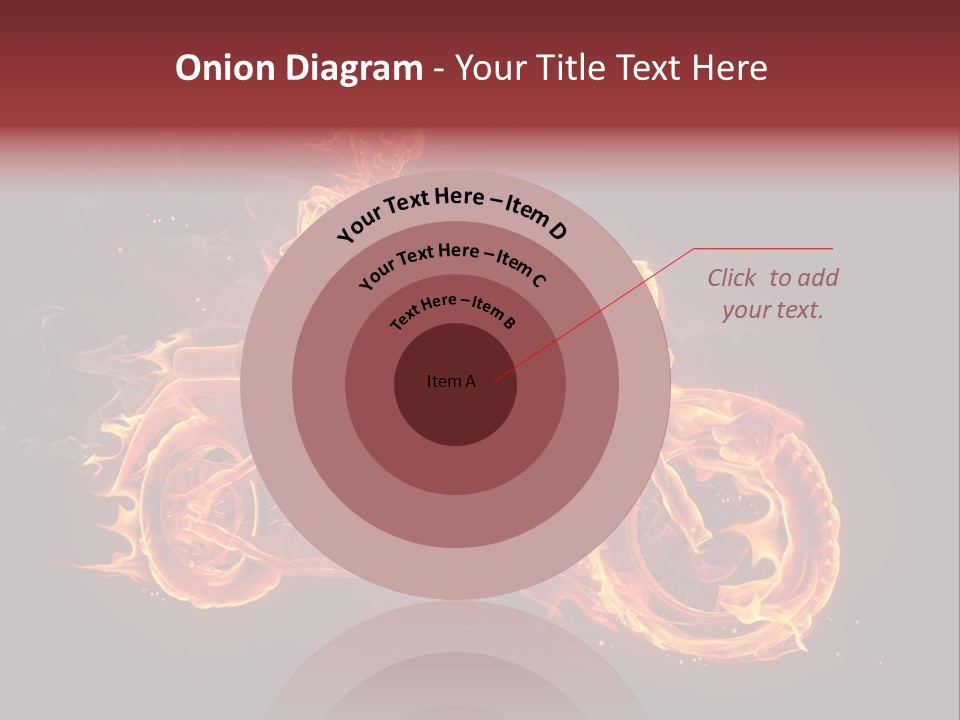 Demonic Dark Flame PowerPoint Template