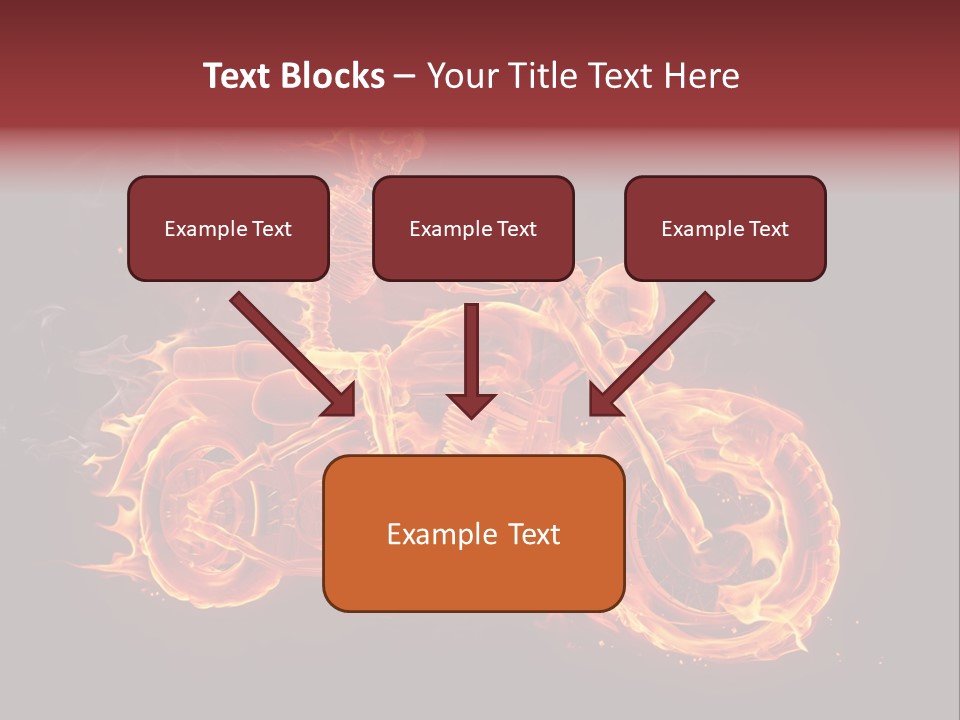 Demonic Dark Flame PowerPoint Template