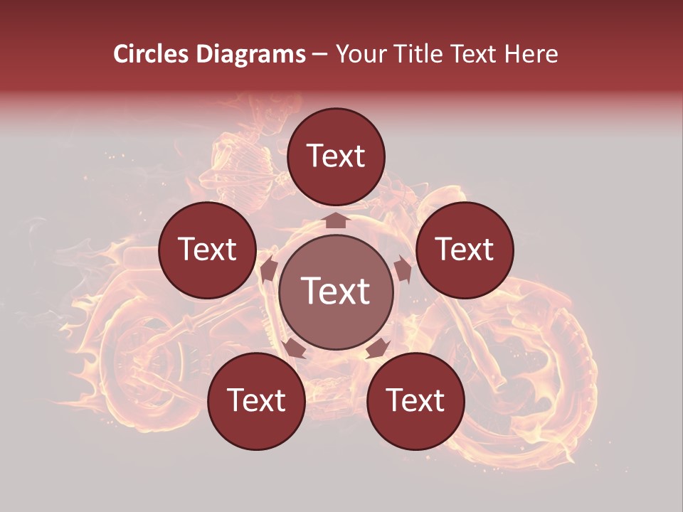 Demonic Dark Flame PowerPoint Template