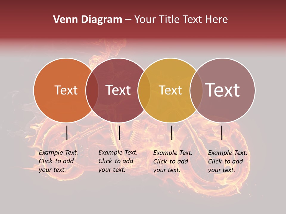 Demonic Dark Flame PowerPoint Template