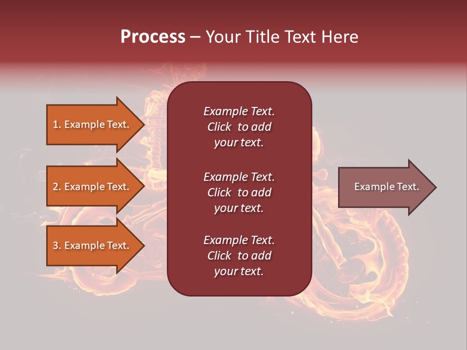 Demonic Dark Flame PowerPoint Template