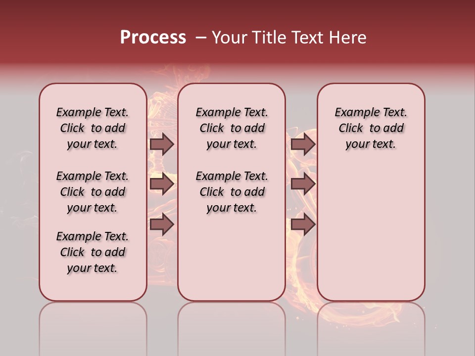 Demonic Dark Flame PowerPoint Template