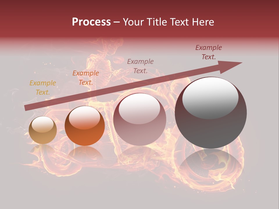 Demonic Dark Flame PowerPoint Template