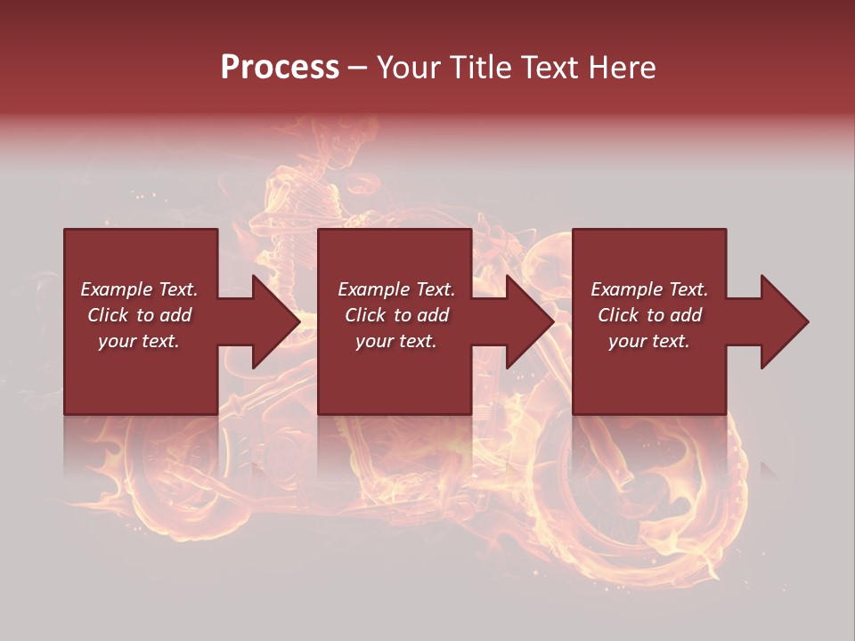 Demonic Dark Flame PowerPoint Template