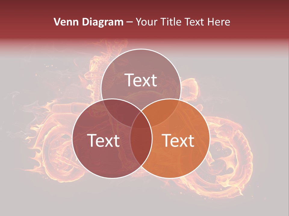 Demonic Dark Flame PowerPoint Template