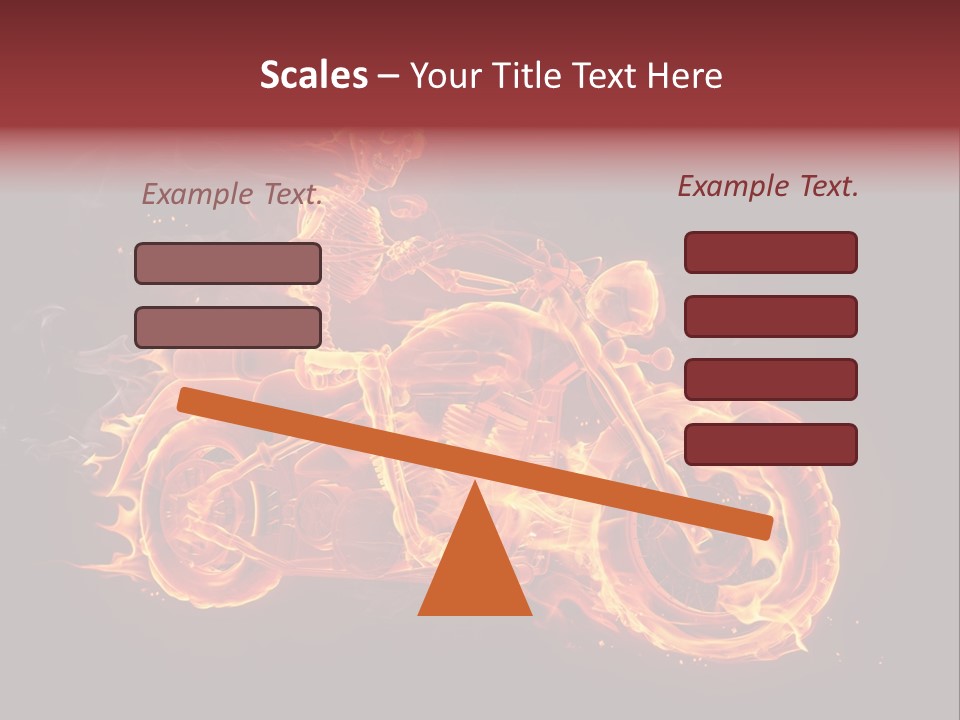 Demonic Dark Flame PowerPoint Template