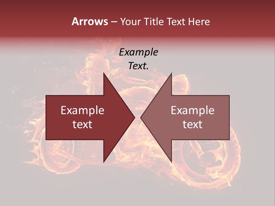 Demonic Dark Flame PowerPoint Template
