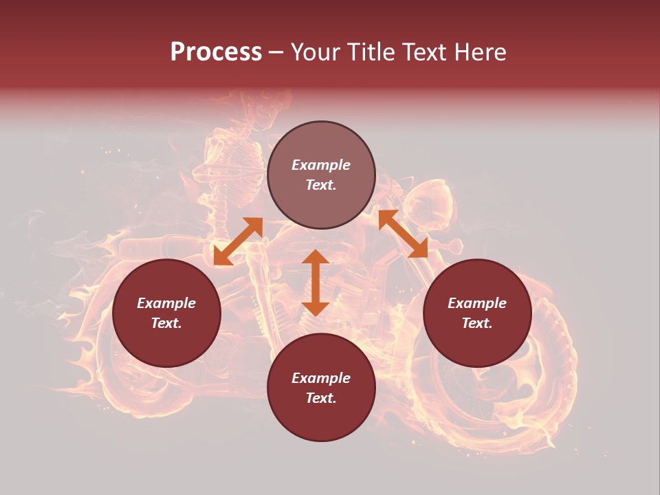 Demonic Dark Flame PowerPoint Template