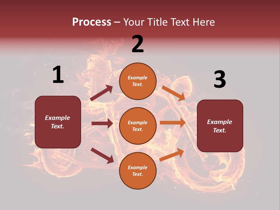 Demonic Dark Flame PowerPoint Template