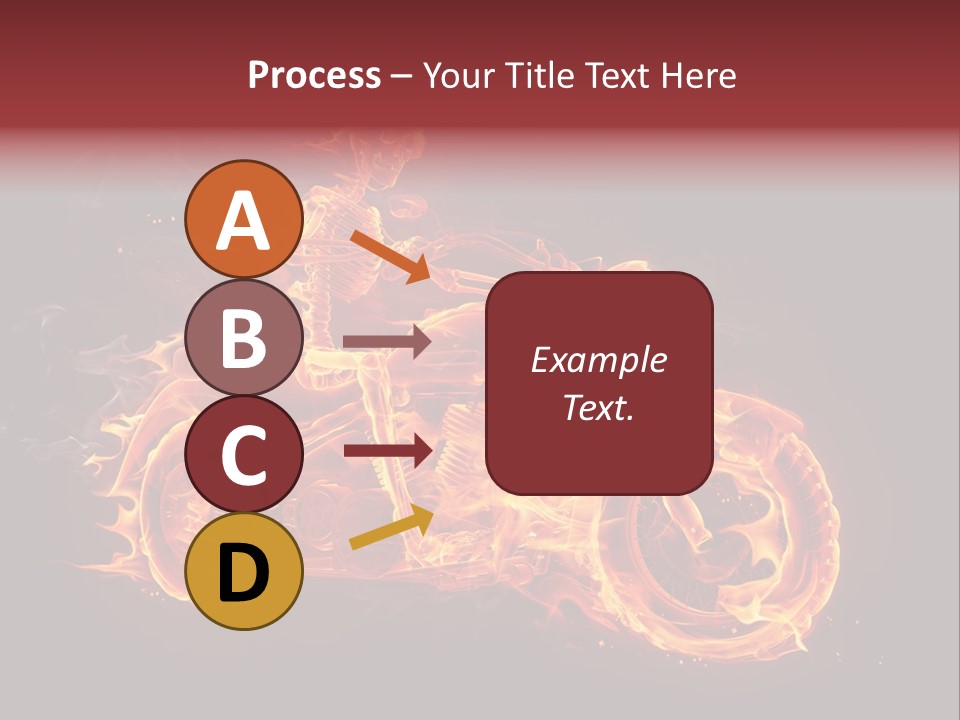 Demonic Dark Flame PowerPoint Template
