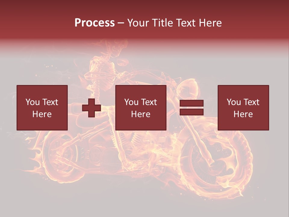 Demonic Dark Flame PowerPoint Template