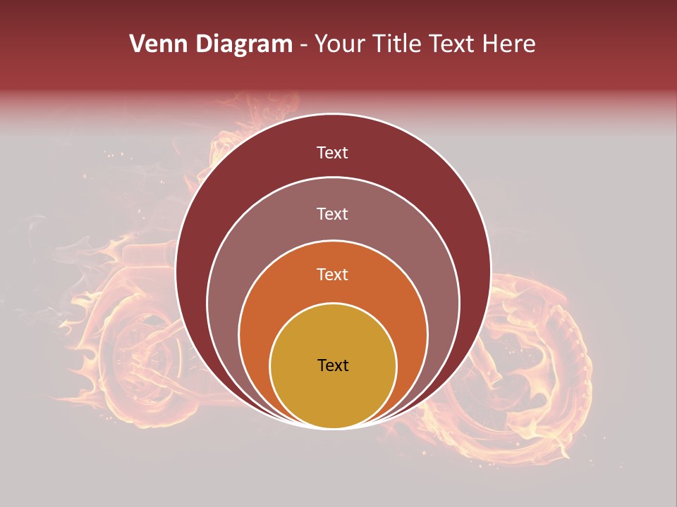 Demonic Dark Flame PowerPoint Template