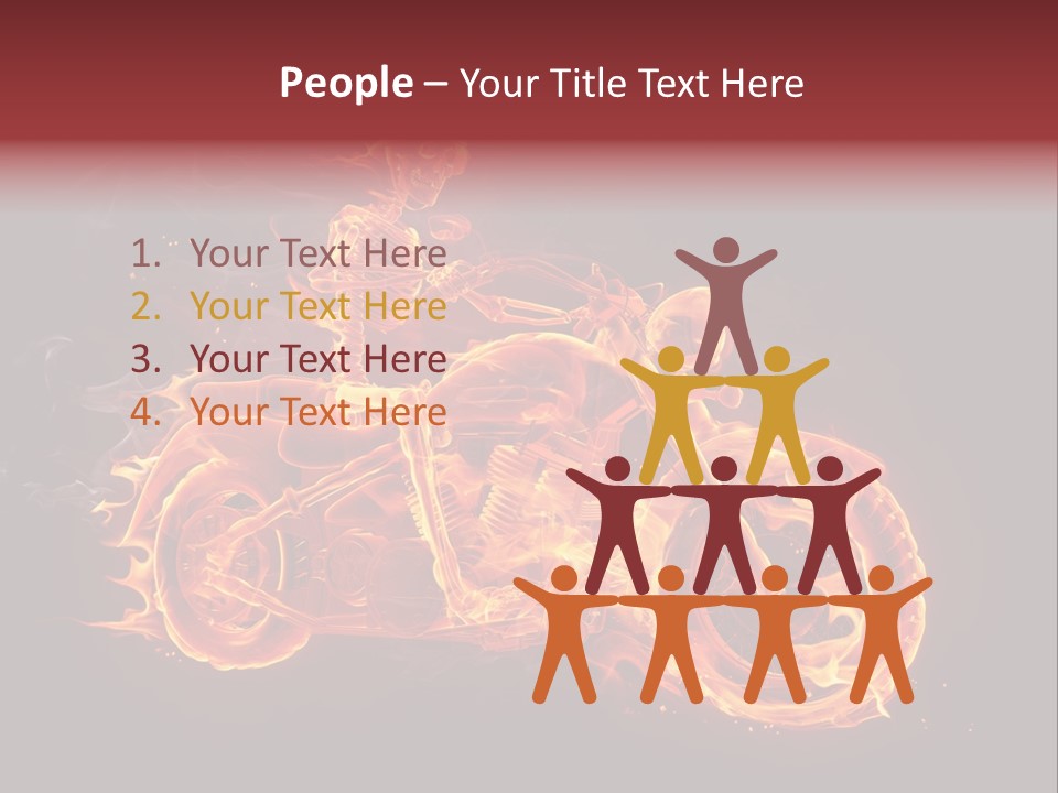 Demonic Dark Flame PowerPoint Template