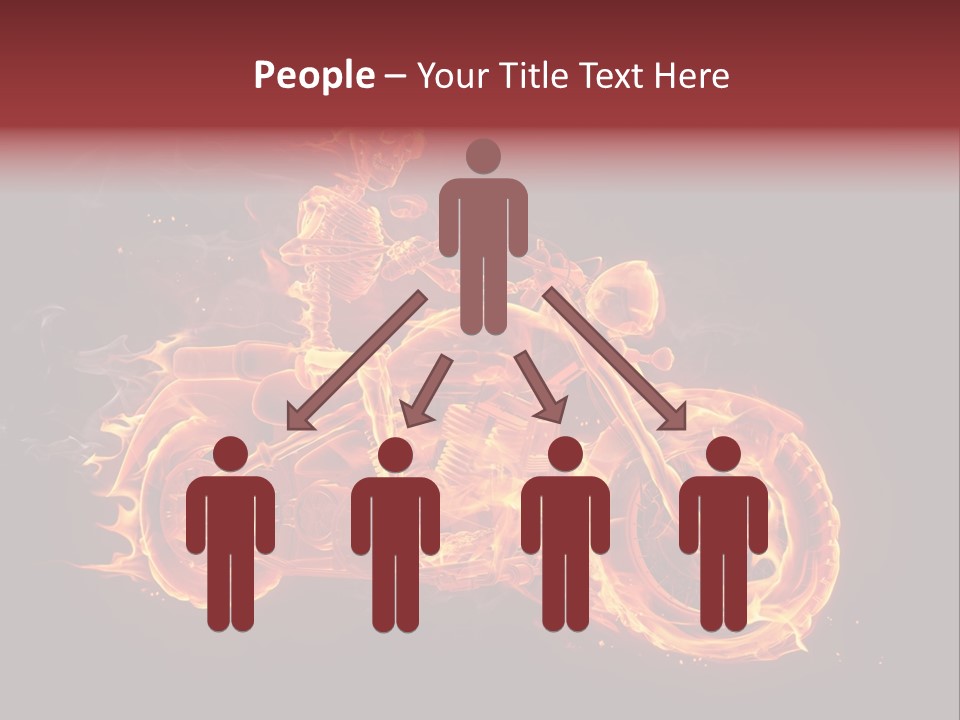 Demonic Dark Flame PowerPoint Template