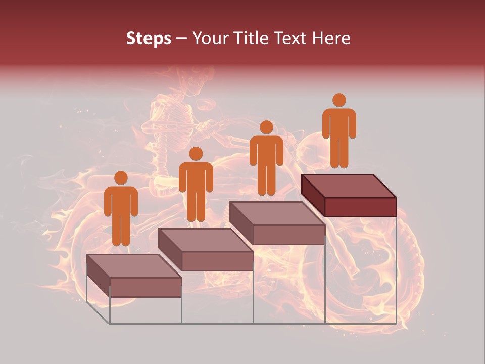 Demonic Dark Flame PowerPoint Template