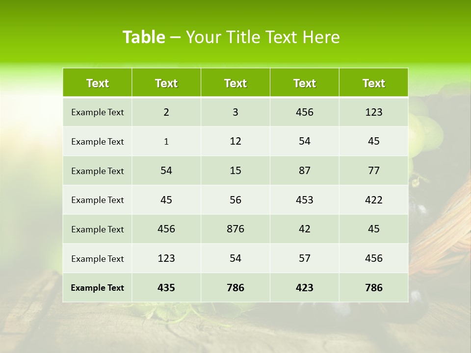 Bundle Copy Vegetation PowerPoint Template