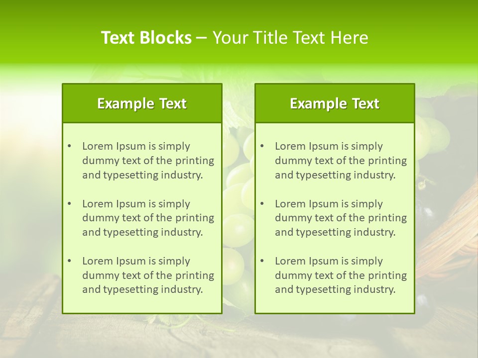 Bundle Copy Vegetation PowerPoint Template