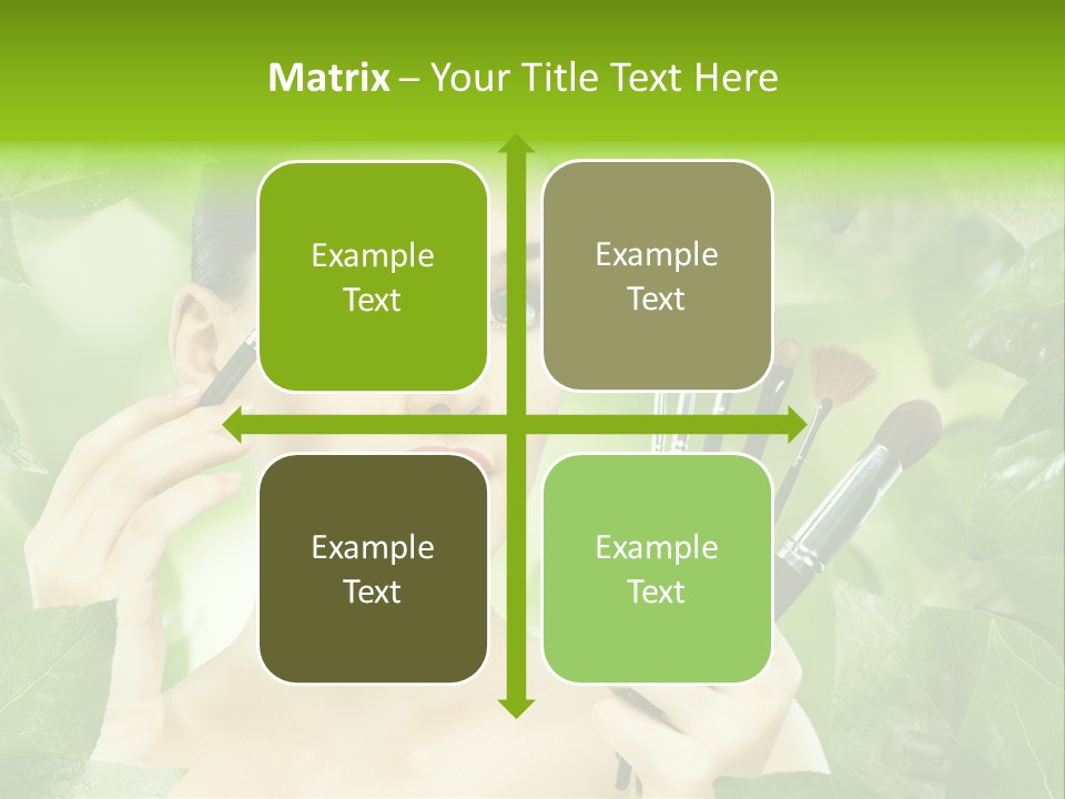 Close Up Head Elegance PowerPoint Template