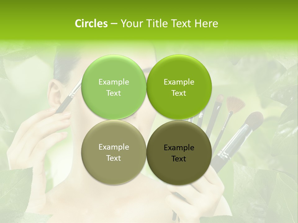 Close Up Head Elegance PowerPoint Template