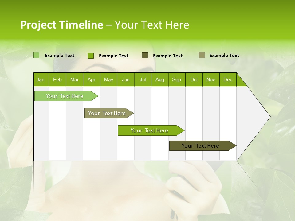 Close Up Head Elegance PowerPoint Template