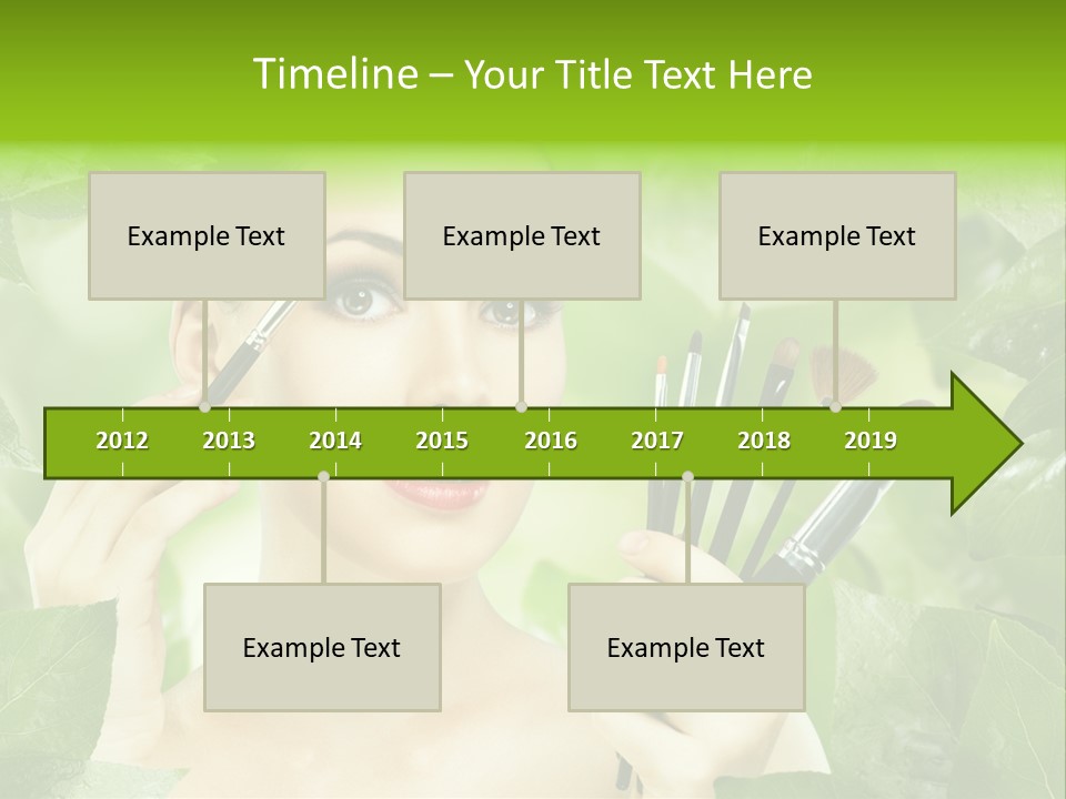 Close Up Head Elegance PowerPoint Template