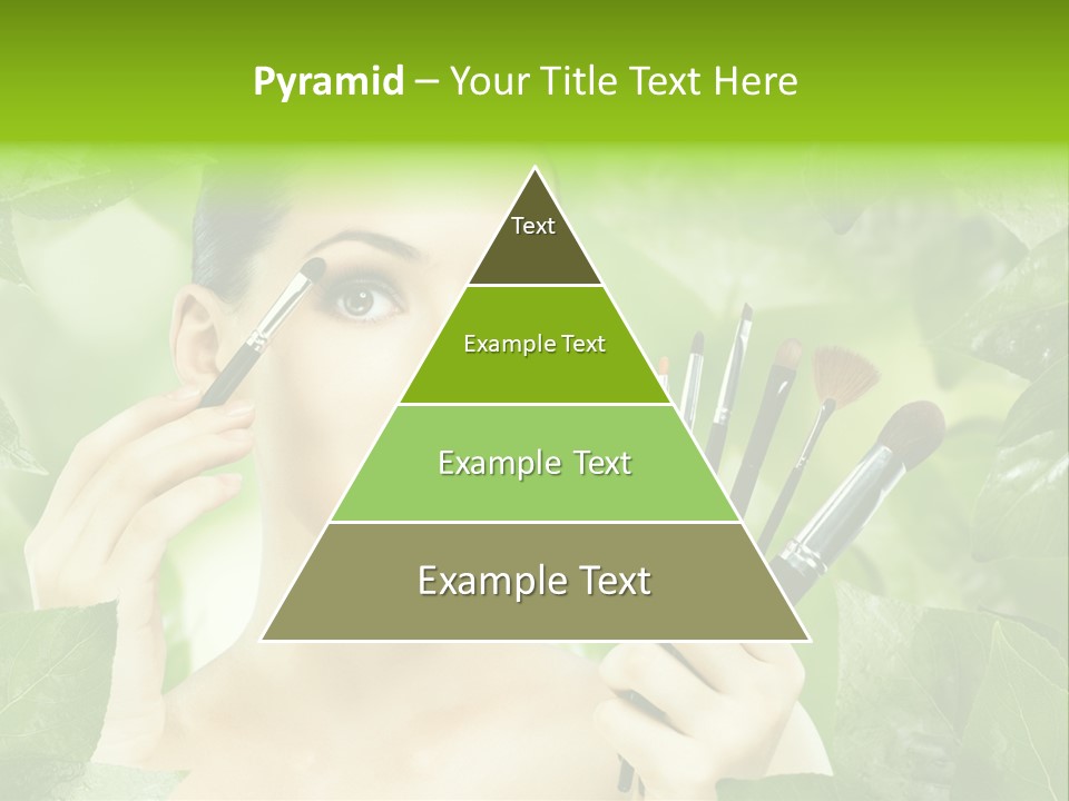 Close Up Head Elegance PowerPoint Template