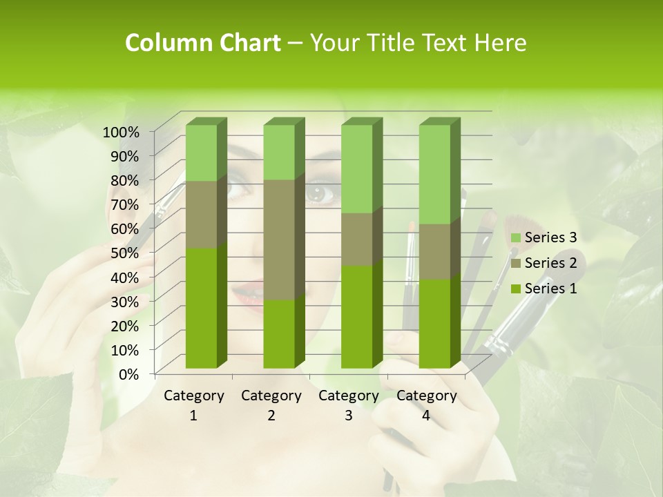 Close Up Head Elegance PowerPoint Template
