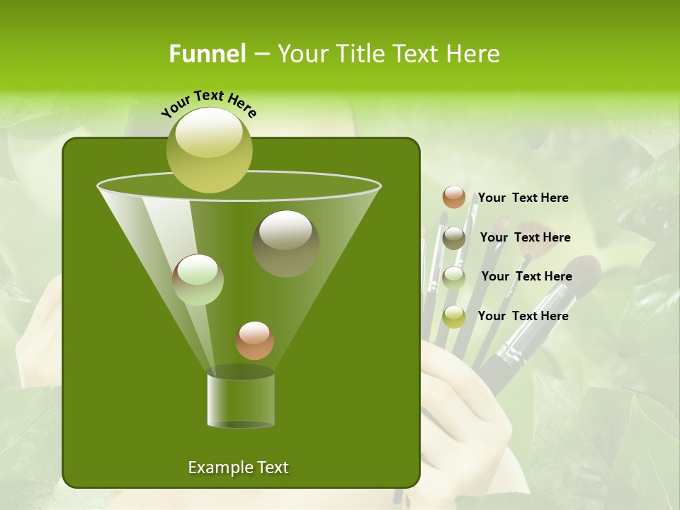 Close Up Head Elegance PowerPoint Template