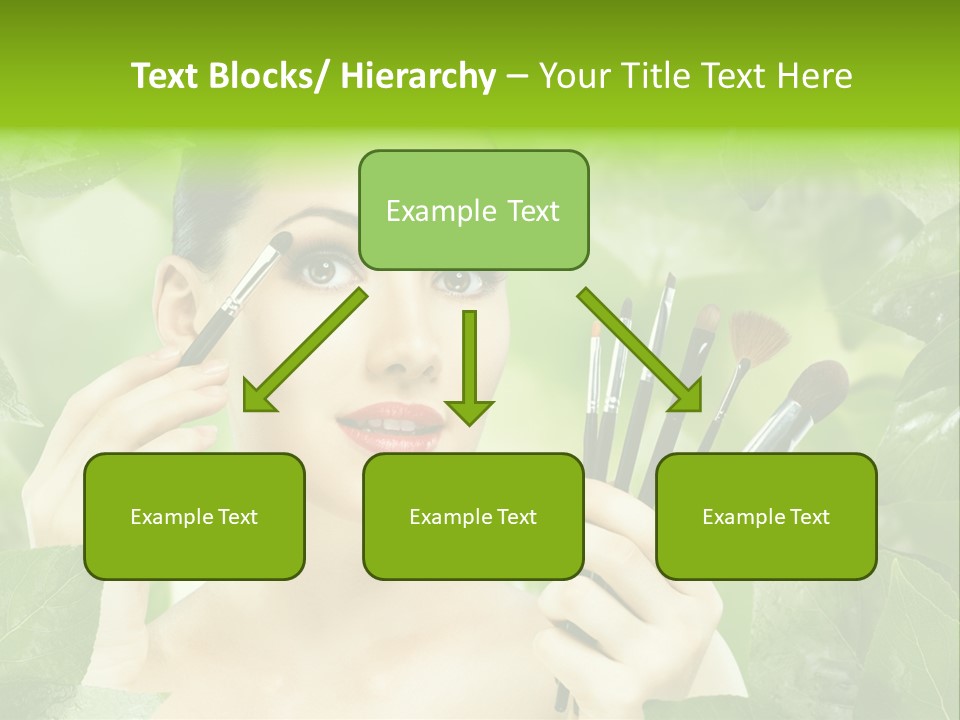 Close Up Head Elegance PowerPoint Template