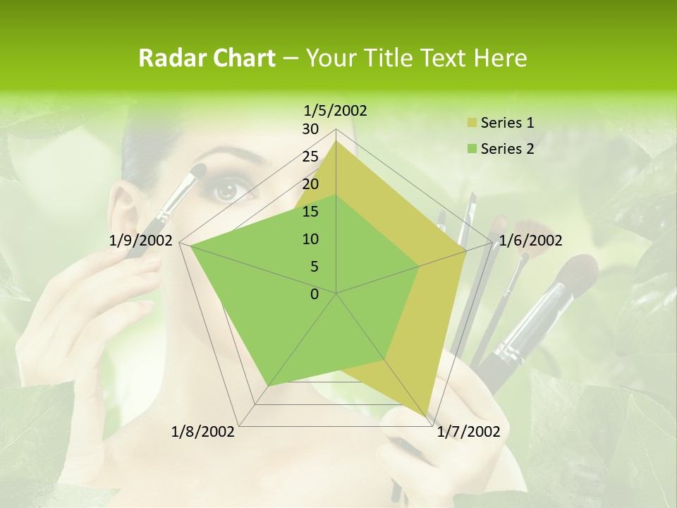 Close Up Head Elegance PowerPoint Template