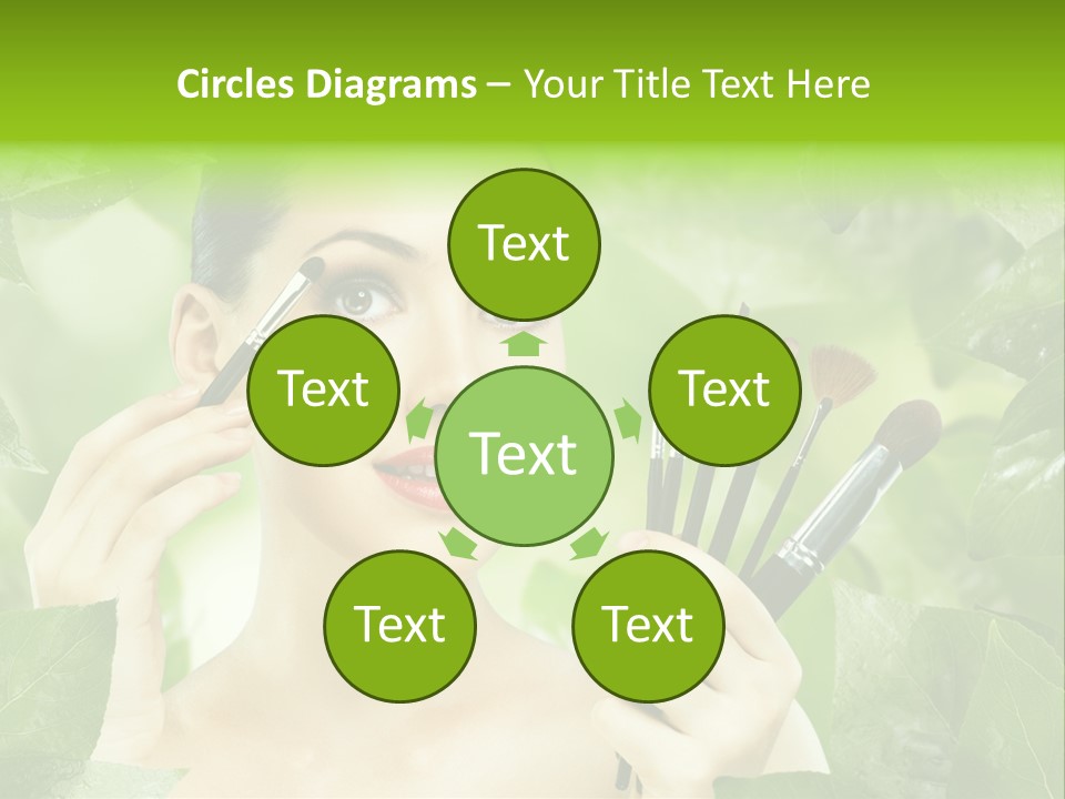 Close Up Head Elegance PowerPoint Template