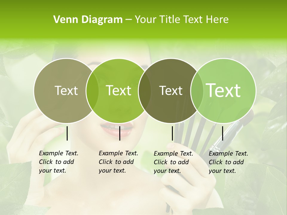 Close Up Head Elegance PowerPoint Template